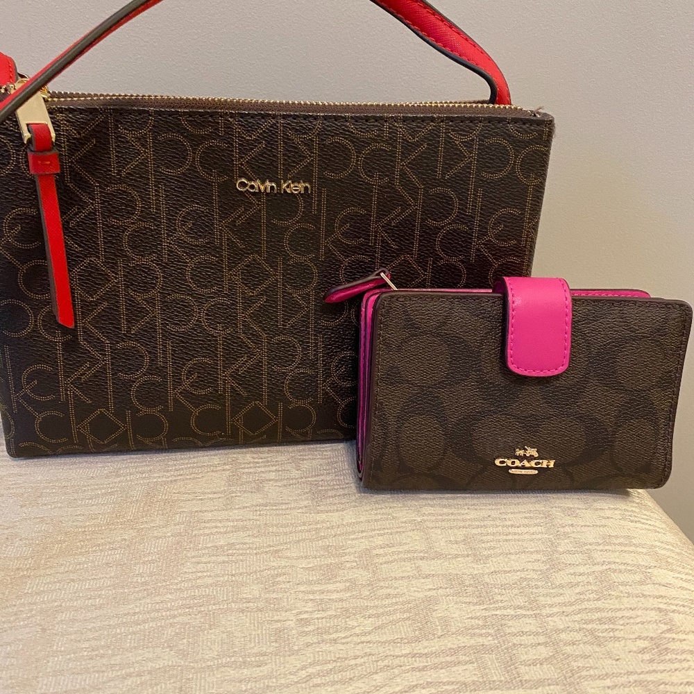 hand bag and wallet